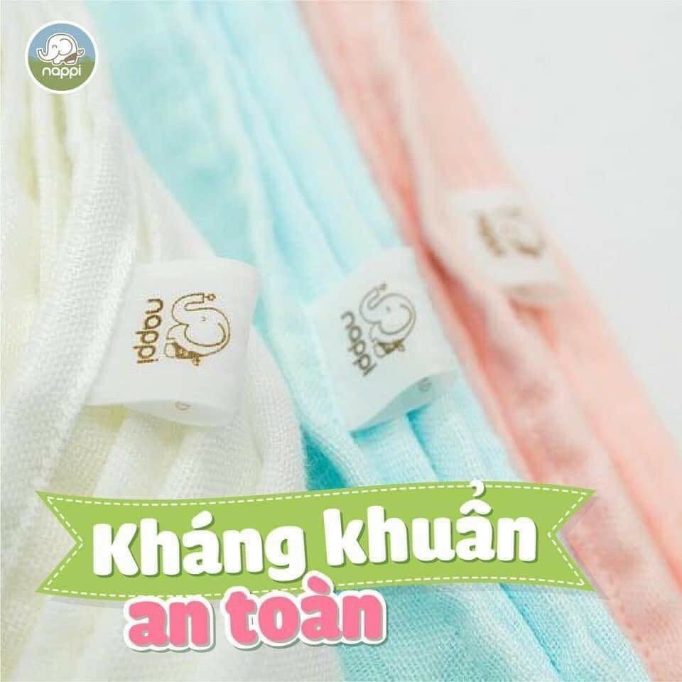 NAPPI _Khăn đa năng Sợi tre 120* 120cm ( Made in Thai Lan )
