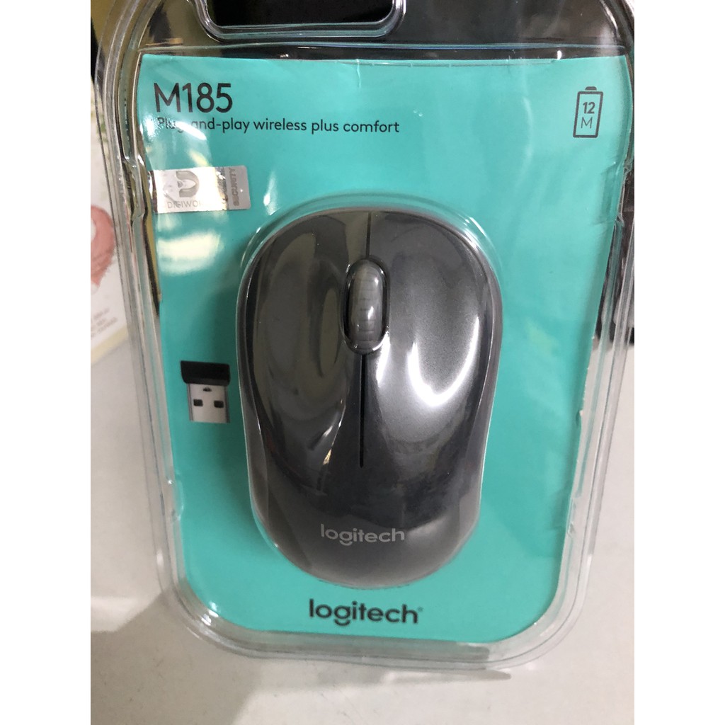 Chuột Không Dây Logitech M185 Chính Hãng