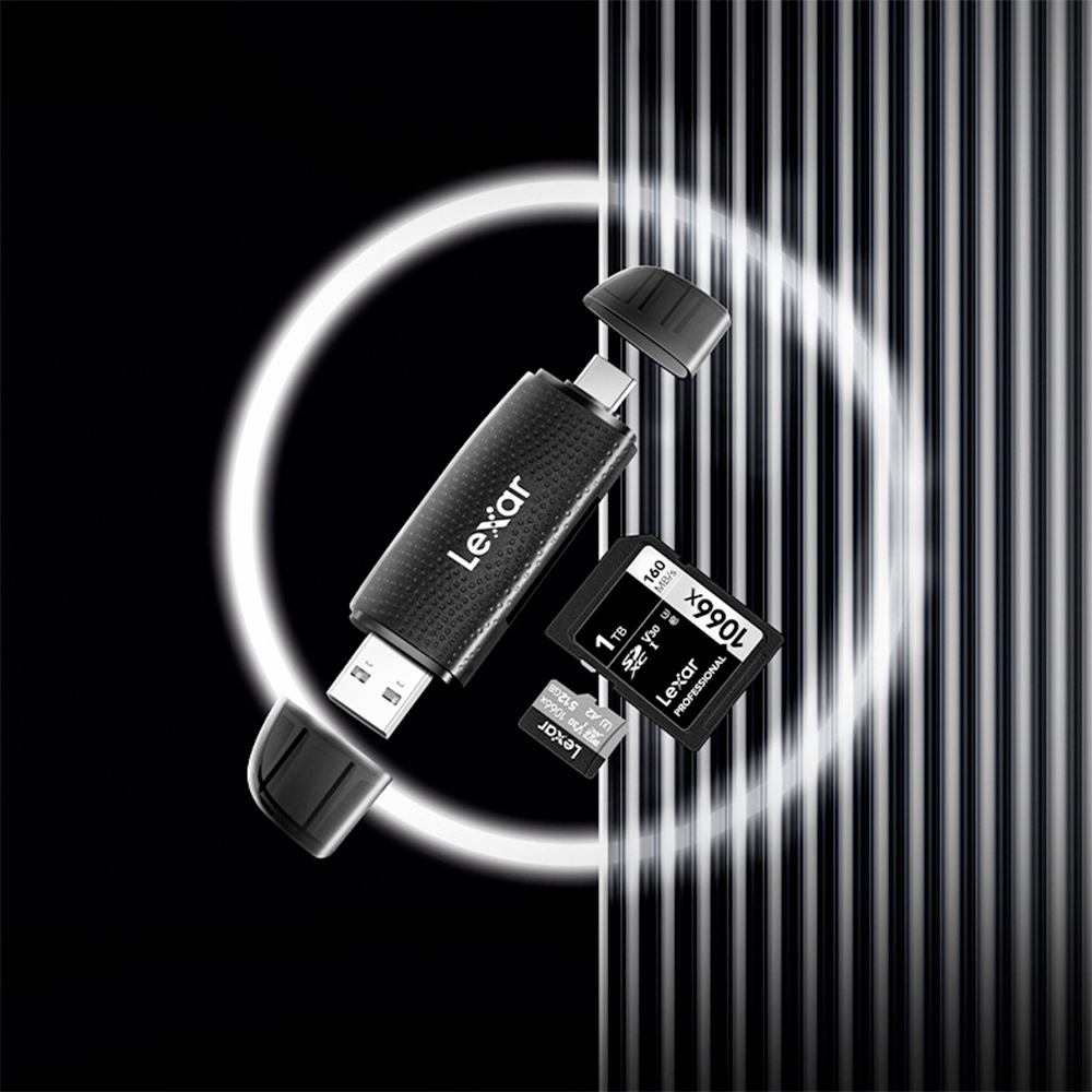 ĐẦU ĐỌC THẺ SD/TF TYPE-C USB 3.2 LEXAR
