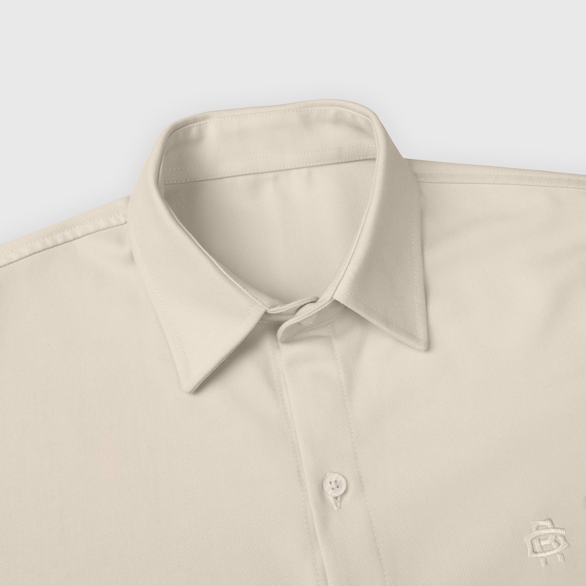 Grimm DC Áo New York shirt // Latte beige