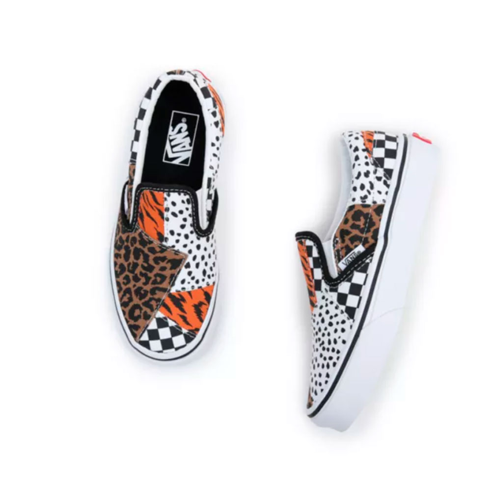 Giày Trẻ Em Vans Kids' Classic Slip-On Patchwork VN0A5FBK448