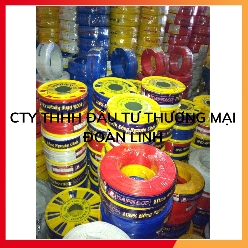 DÂY ĐIỆN ĐƠN DAPHACO 1.5/2.0/2.5 - 100 MÉT