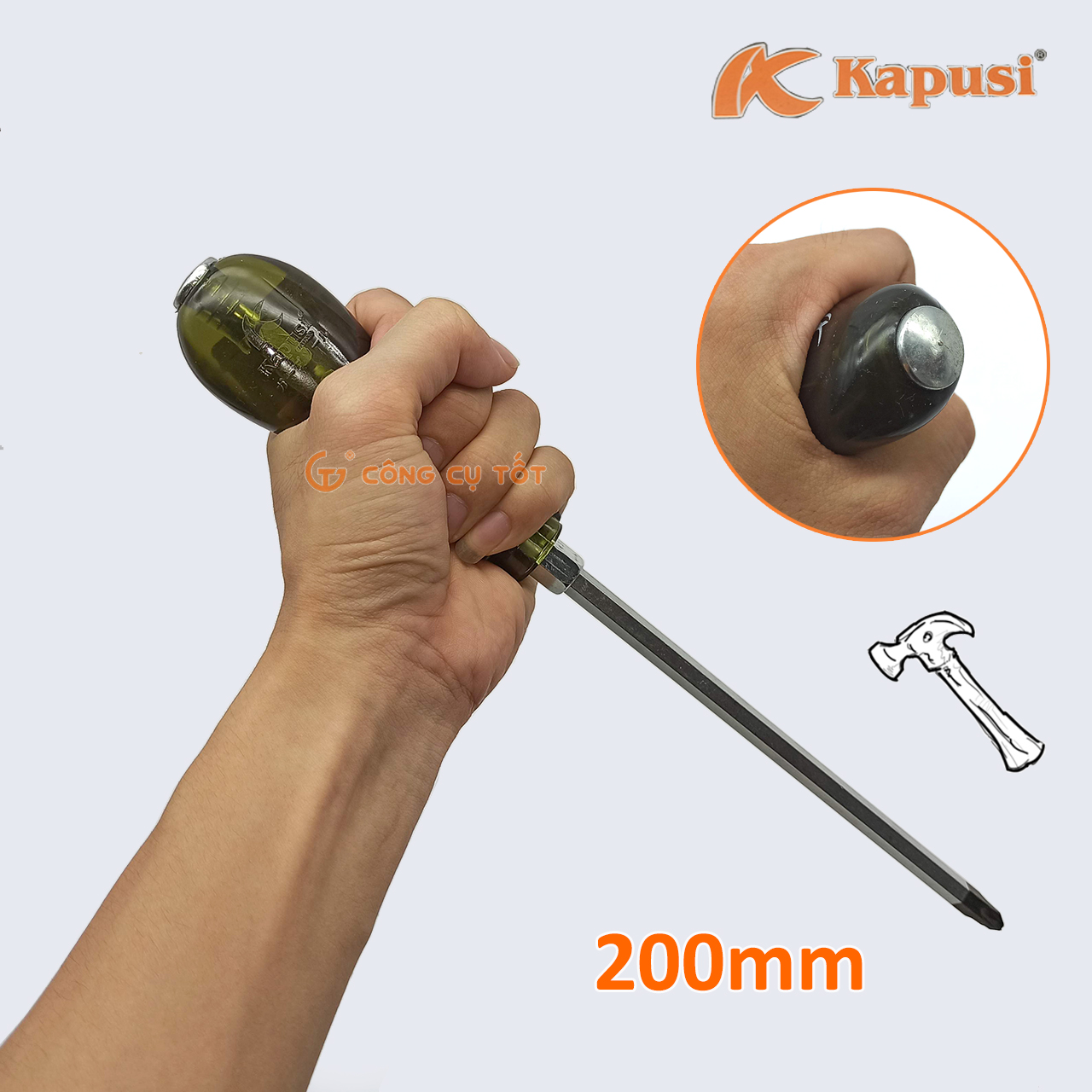 Tô vít đóng 4 cạnh Kapusi