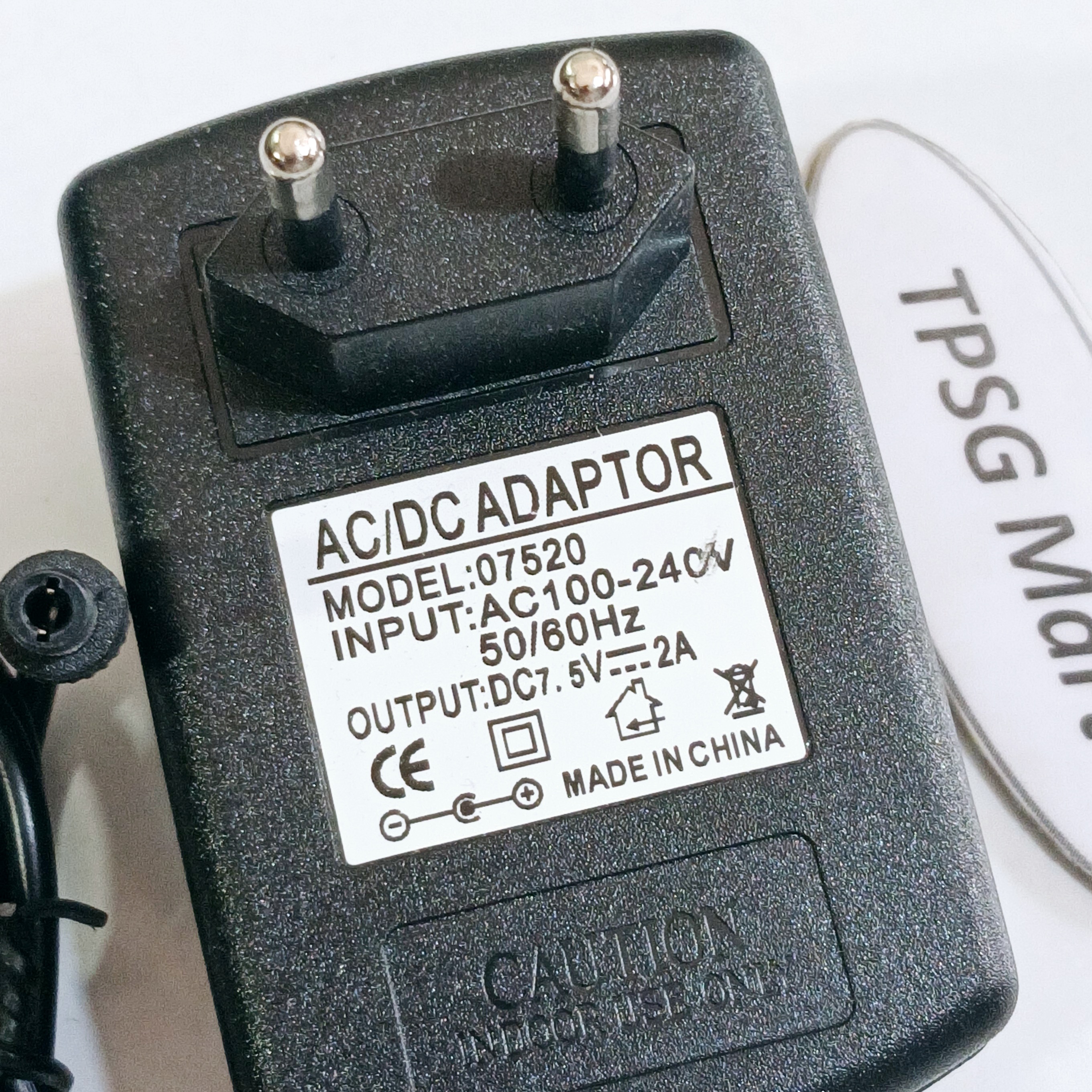 Nguồn Adapter DC 7.5V - 1A / 7.5V - 2A / 7.5V - 3A  (Đầu cắm 5.5mm x 2.1mm)