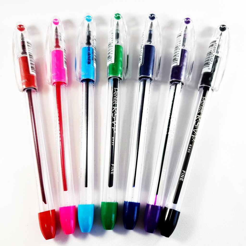 Bút bi Pentel RSVP BK90 0.7mm