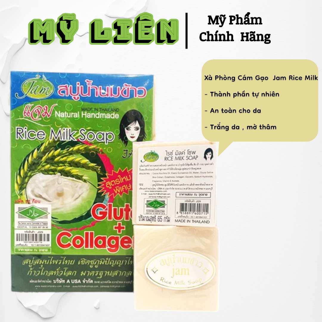 Xà Phòng Cám Gạo JAM Thái Lan