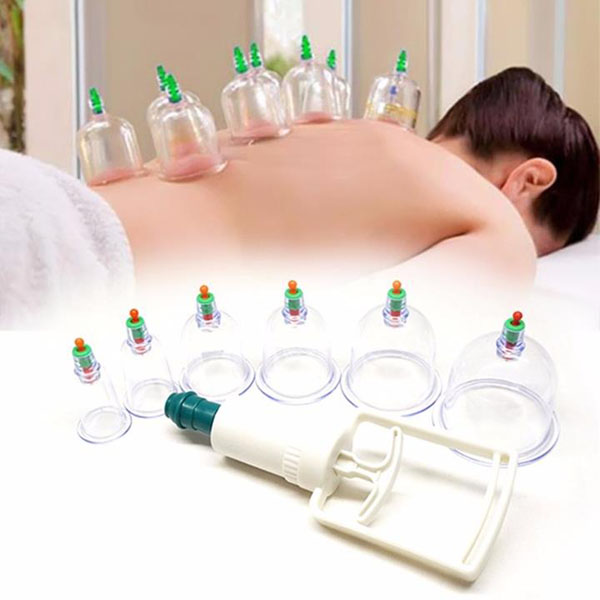 Bộ Giác Hơi 12 Ống Hút Chân Không, Không Cần Dùng Lửa, Giảm Đau Vai, Cổ Lưng, Gáy, Giải Cảm, Thích Hợp Người Lớn Tuổi, Người Làm Việc Nặng.
