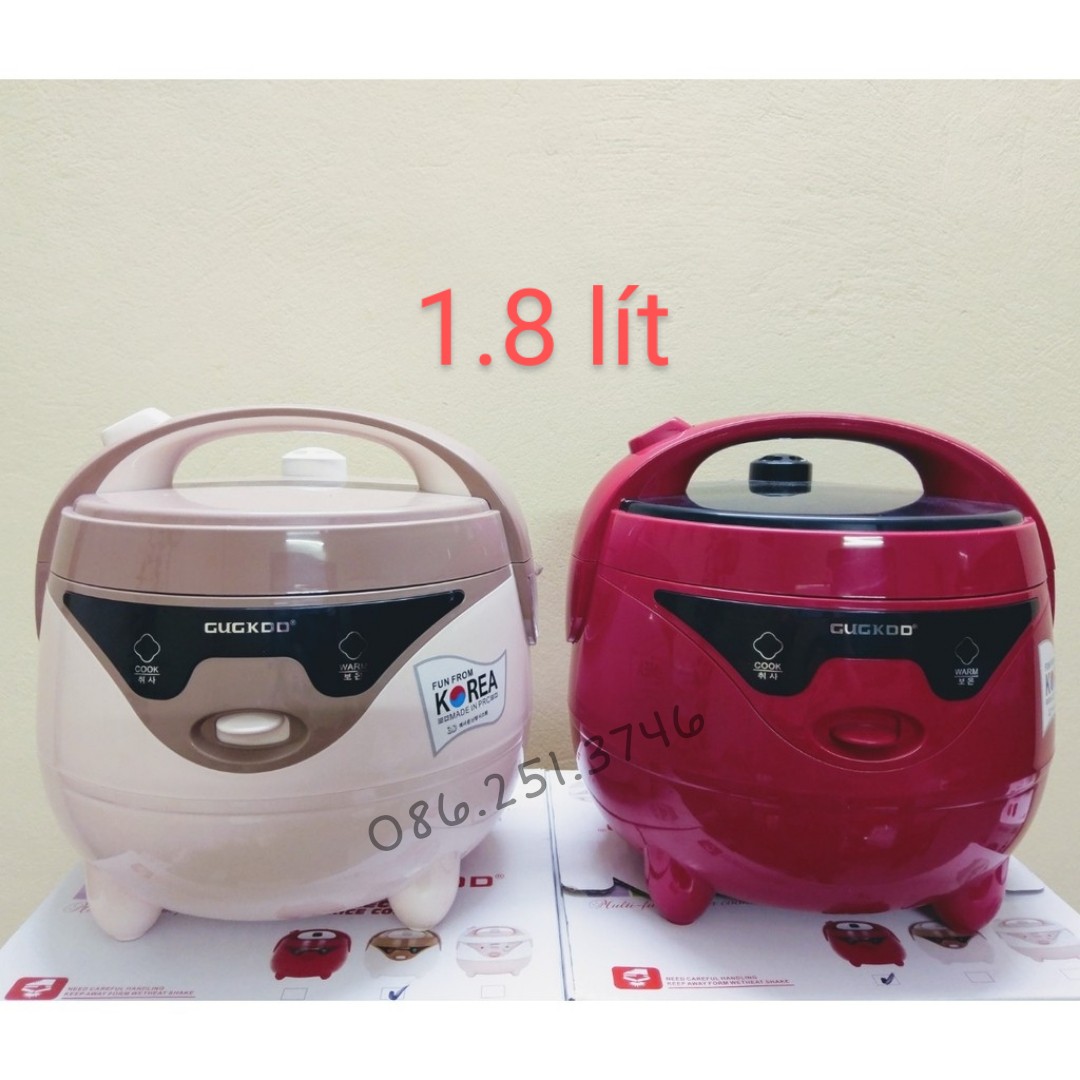Nồi cơm điện Cuckoo 1.8 lít (6 người ăn) kèm xửng hấp