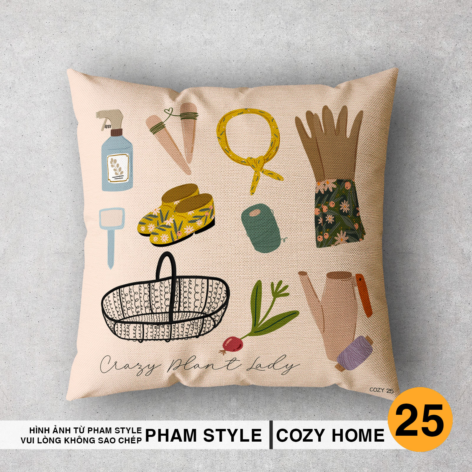 Gối Trang Trí Sofa COZY HOME (No21-No40) (45x45cm)