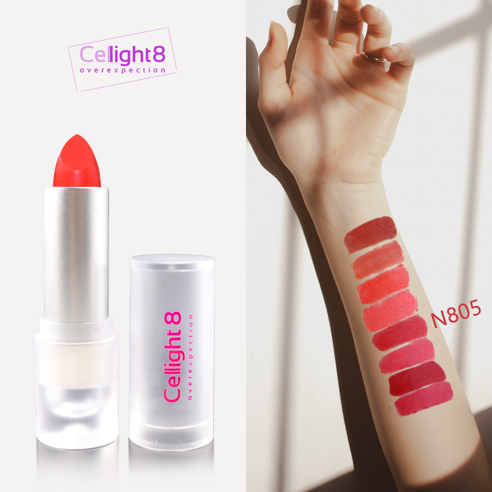 N805 - Mars - Đỏ Dâu                         Son thiên nhiên không chì Cellight 8