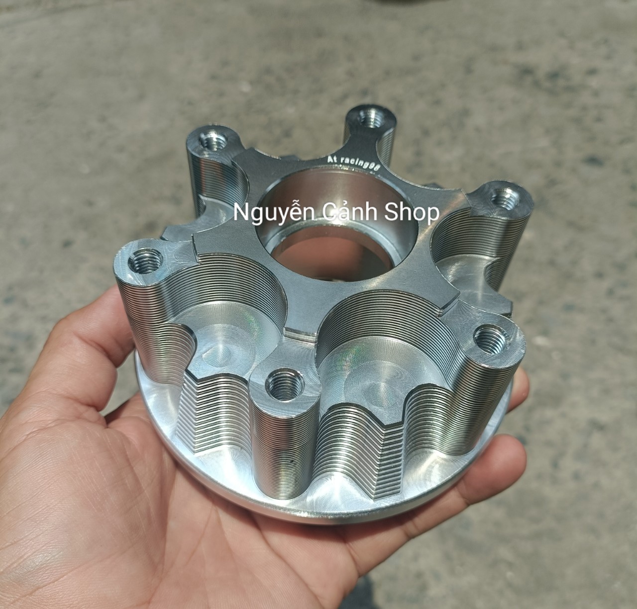 Cùi dĩa Exciter 150 nhôm CNC