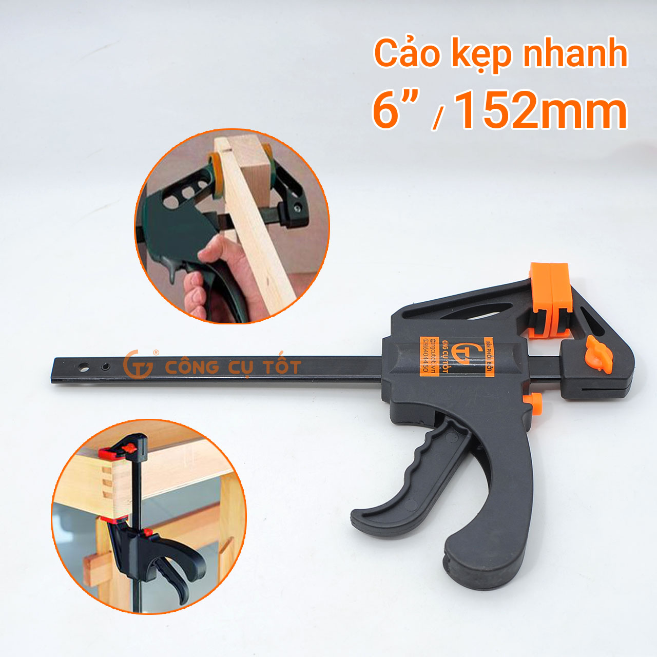 Cảo kẹp nhanh size tùy chọn