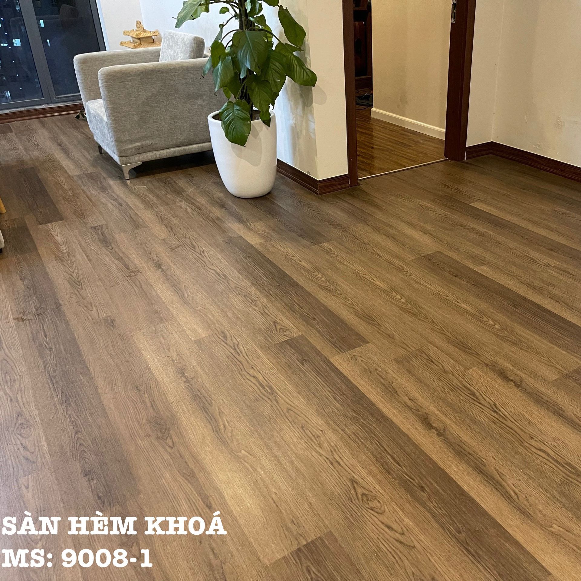 Sàn nhựa hèm khóa cao cấp dày 6mm