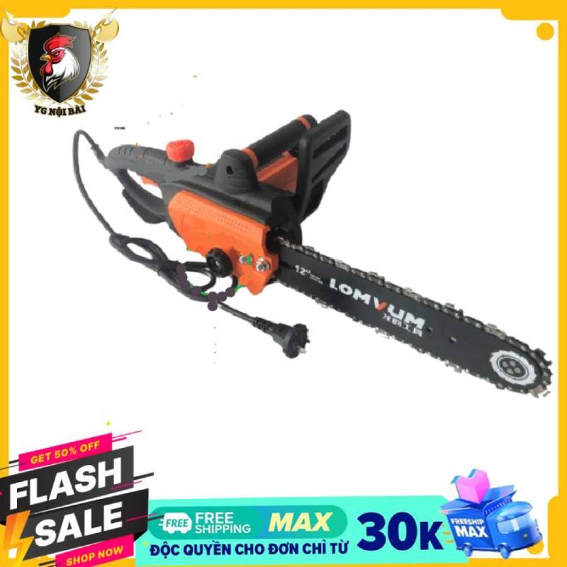 Bảng giá Máy cưa xích dùng điện - máy cưa gỗ cầm tay mini LOMVUM cực khoẻ