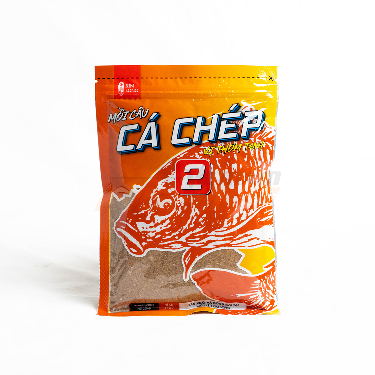 Mồi Câu Cá Chép Kim Long Số 2 – Vị Thơm Tanh