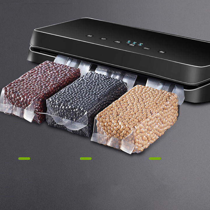 Máy Hút Chân Không, Kiêm Hàn Miệng Túi Bảo Quản Thực Phẩm (Tặng Kèm 15 Túi Hút), Bảo Quản Đồ Ăn Trong Tủ Lạnh Nhỏ Gọn, Sản Phẩm Tiện Dụng Dành Cho Gia Đình Và Cửa Hàng