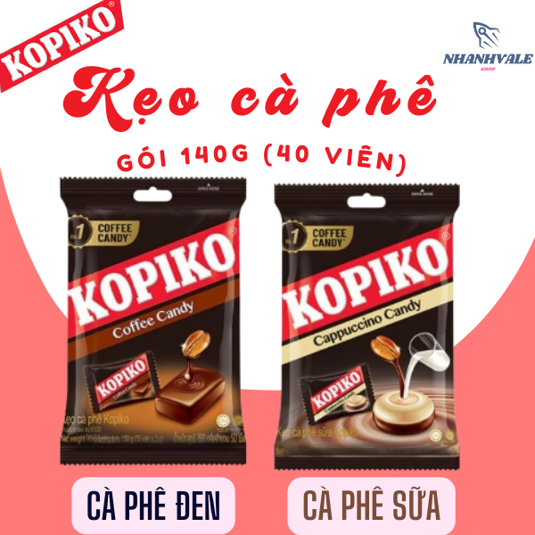 Kẹo cà phê KOPIKO gói 140g (40 viên)
