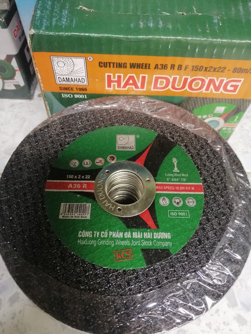 Đá cắt hải dương 150mm - chính hãng công ty cp đá mài hải dương
