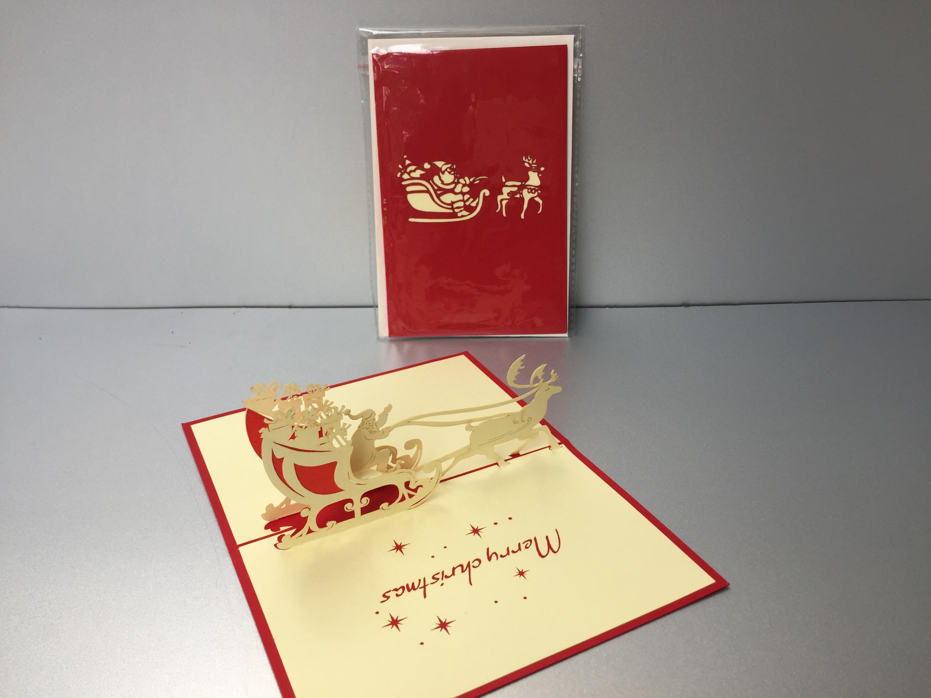 Santa 2 - Noel - 3D Card