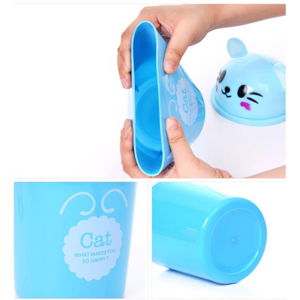 Thùng Rác Mini Để Bàn Văn Phòng Hình Thú Dễ Thương