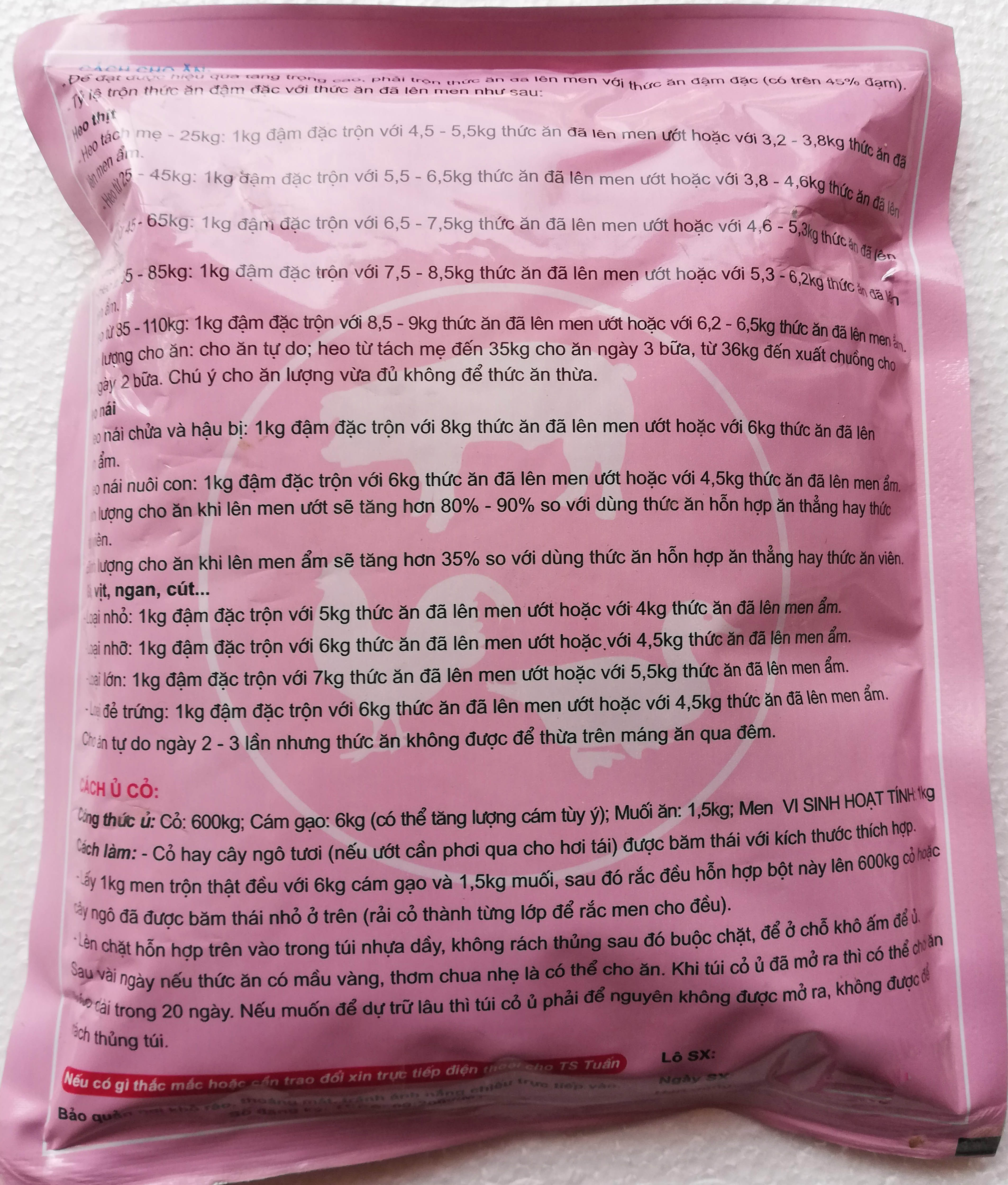 2 gói Men ủ vi sinh hoạt tính 500g