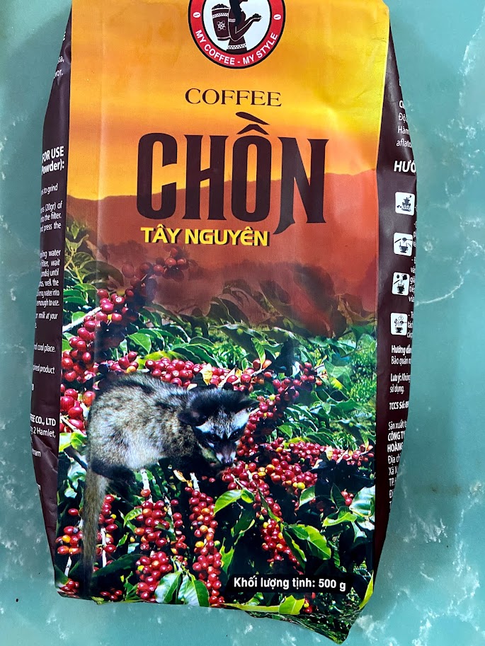 Cà phê chồn Tây Nguyên 500g
