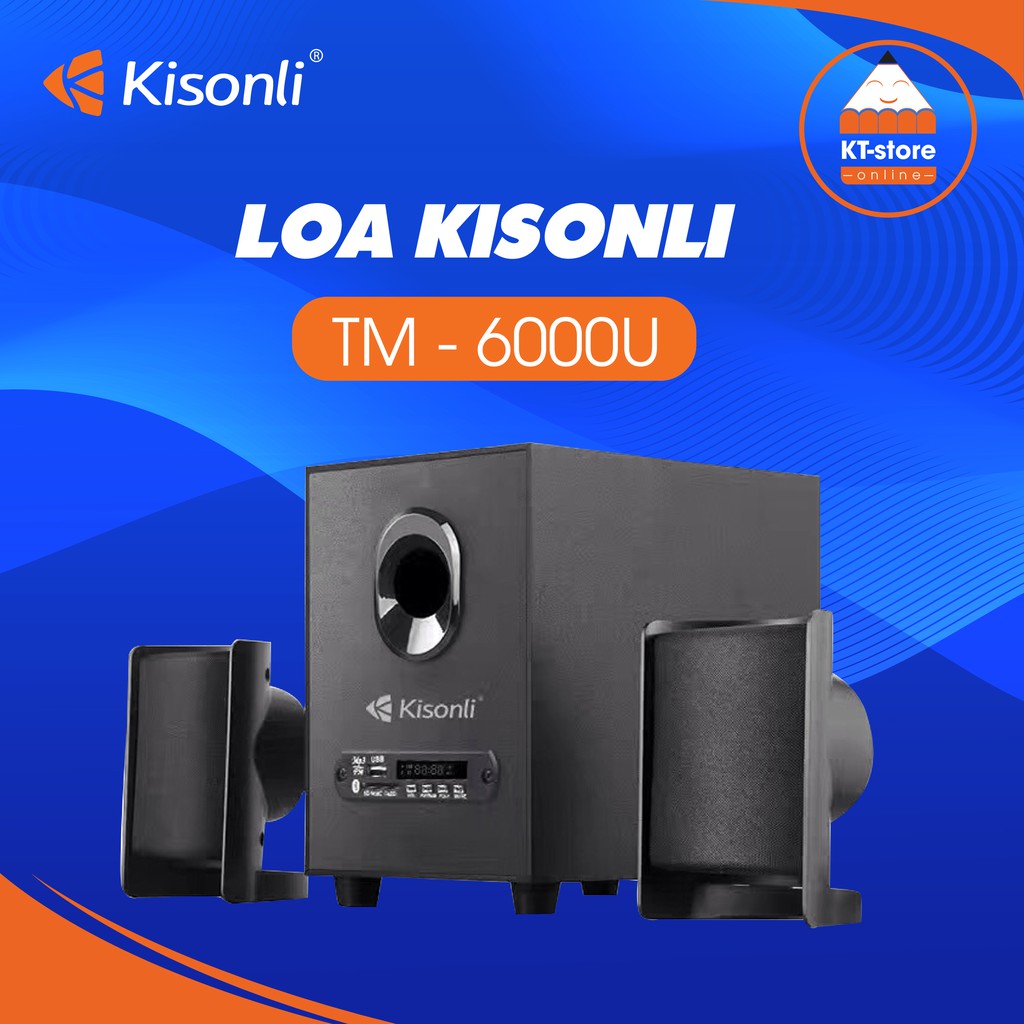 [HCM]Loa vi tính 2.1 Kisonli TM-6000U tích hợp Bluetooth  Loa Bluetooth 2.1 Kisonli TM-6000U (Bluetooth) - Hàng Chính Hãng Loa vi tính 2.1 Kisonli TM-6000U (Bluetooth) - Hàng Chính Hãng Loa Vi Tính Kisonli TM-6000U - Hàng Chính Hãng |