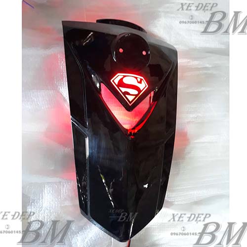 mặt nạ xe sirius đen độ led