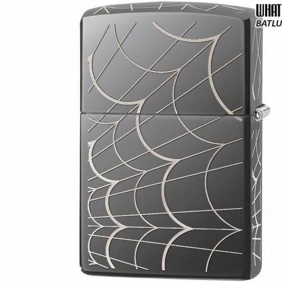 Bật Lửa Zippo 28527 - Zippo Spider Web Black Ice chính hãng