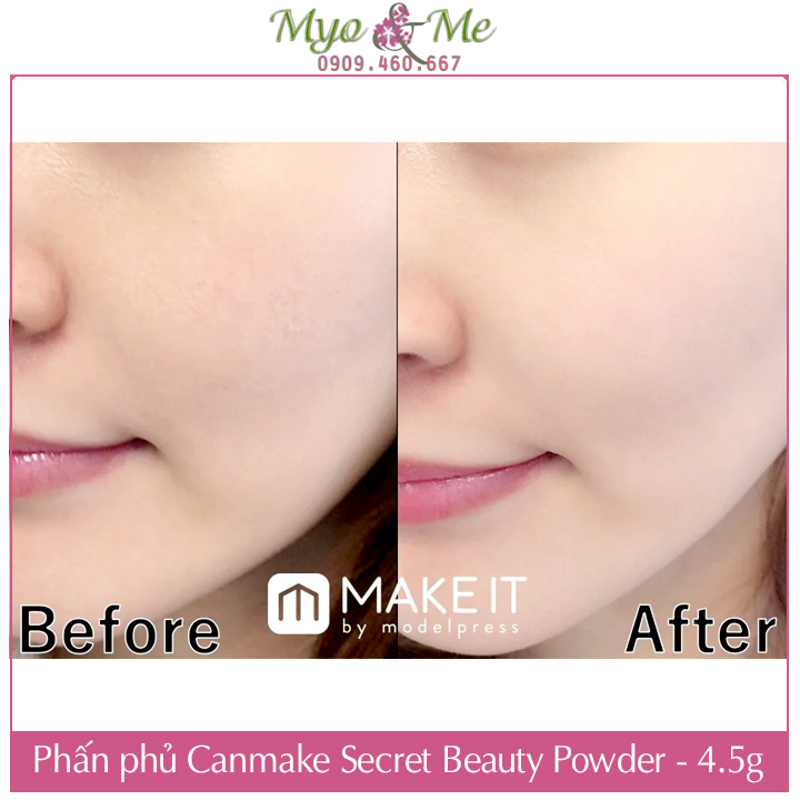 Phấn phủ dưỡng da Canmake Secret Beauty Powder 4.5g