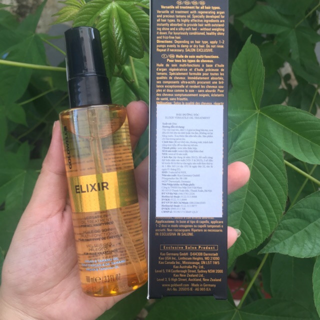 TINH DẦU BÓNG DƯỠNG TÓC ĐA NĂNG GOLDWELL ELIXIR 100ml