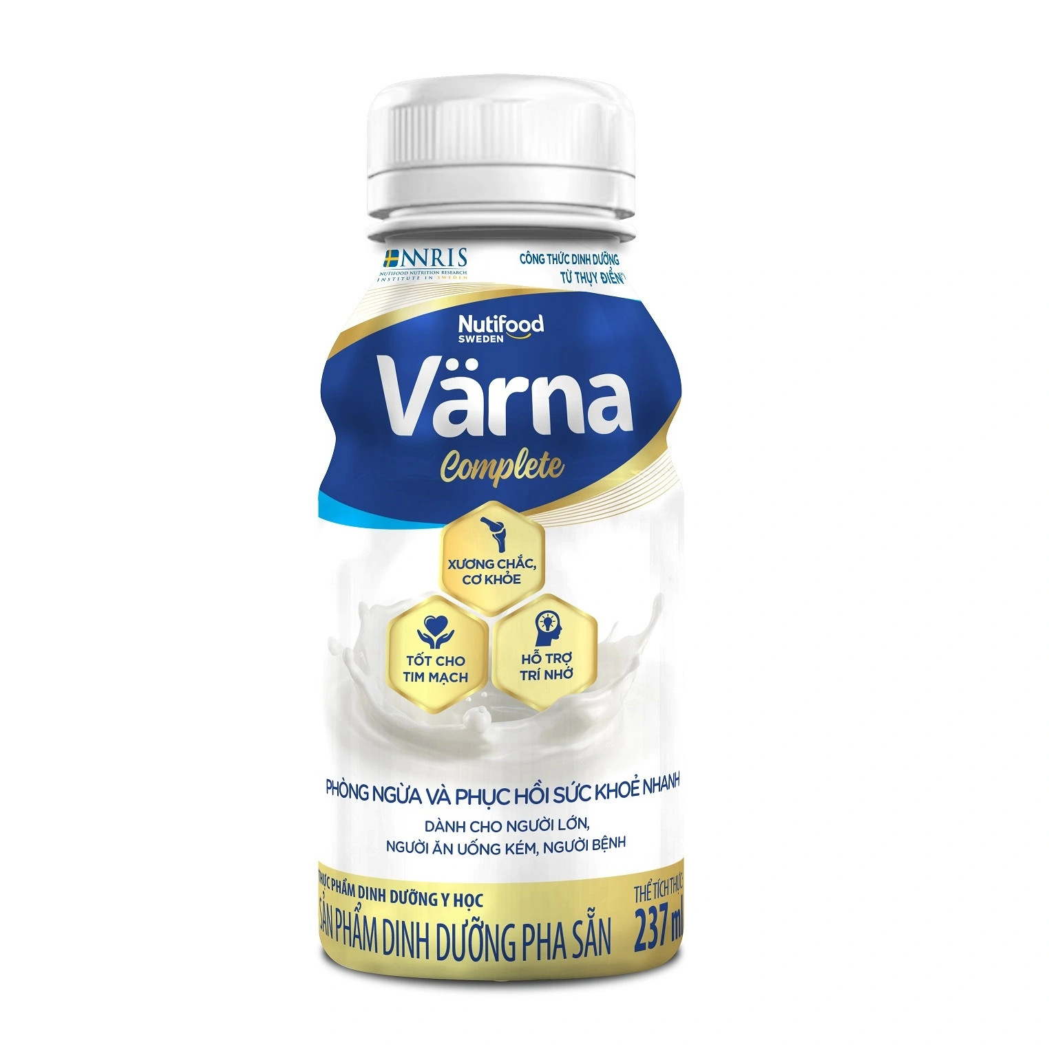 [Date 6.2025] Sữa Nutifood Varna Complete 237ml (Lốc 6 chai)