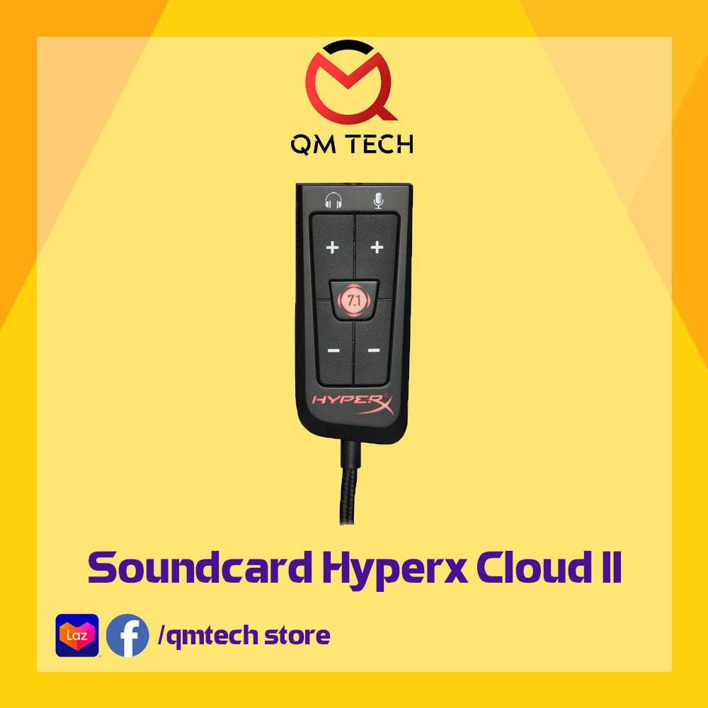 [LIKENEW - BH6T] Soundcard âm thanh giả lập 7.1 HyperX Cloud II - QMTECHSTORE