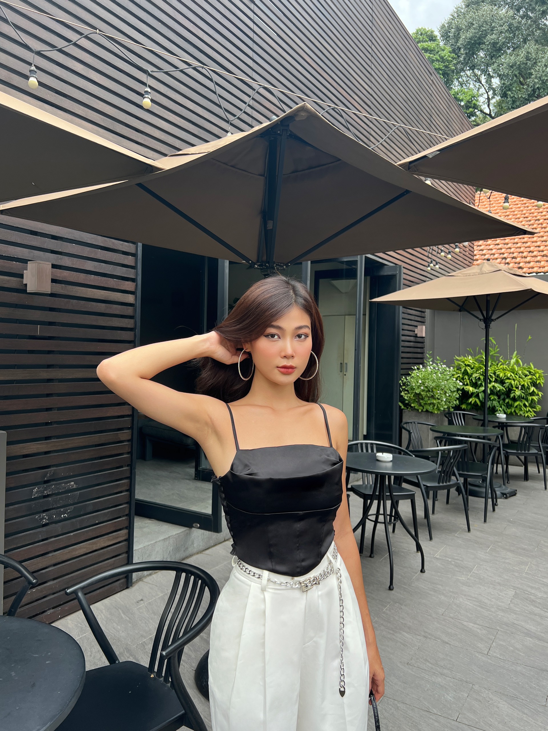 Áo croptop hai dây cúp ngực thiết kế cao cấp reverclothings mystery top