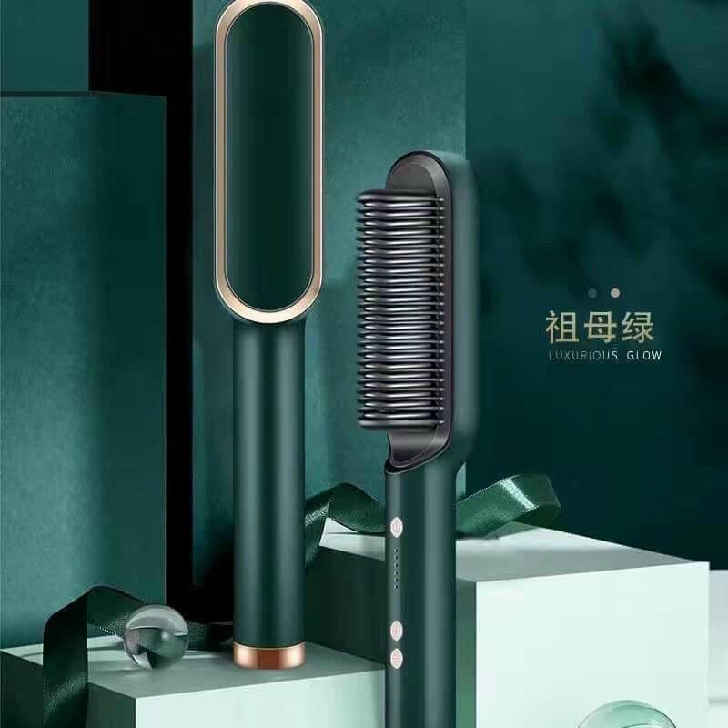 Lược Điện Chải Thẳng Tóc, Uốn Cụp Tóc Chuyên Nghiệp Tiện Lợi