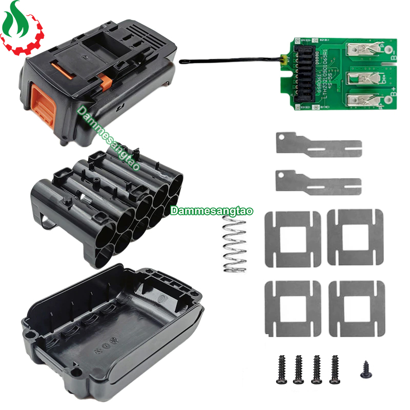 Vỏ pin panasonic 18V Li-ion nhận sạc zin (10 Cell 18650)
