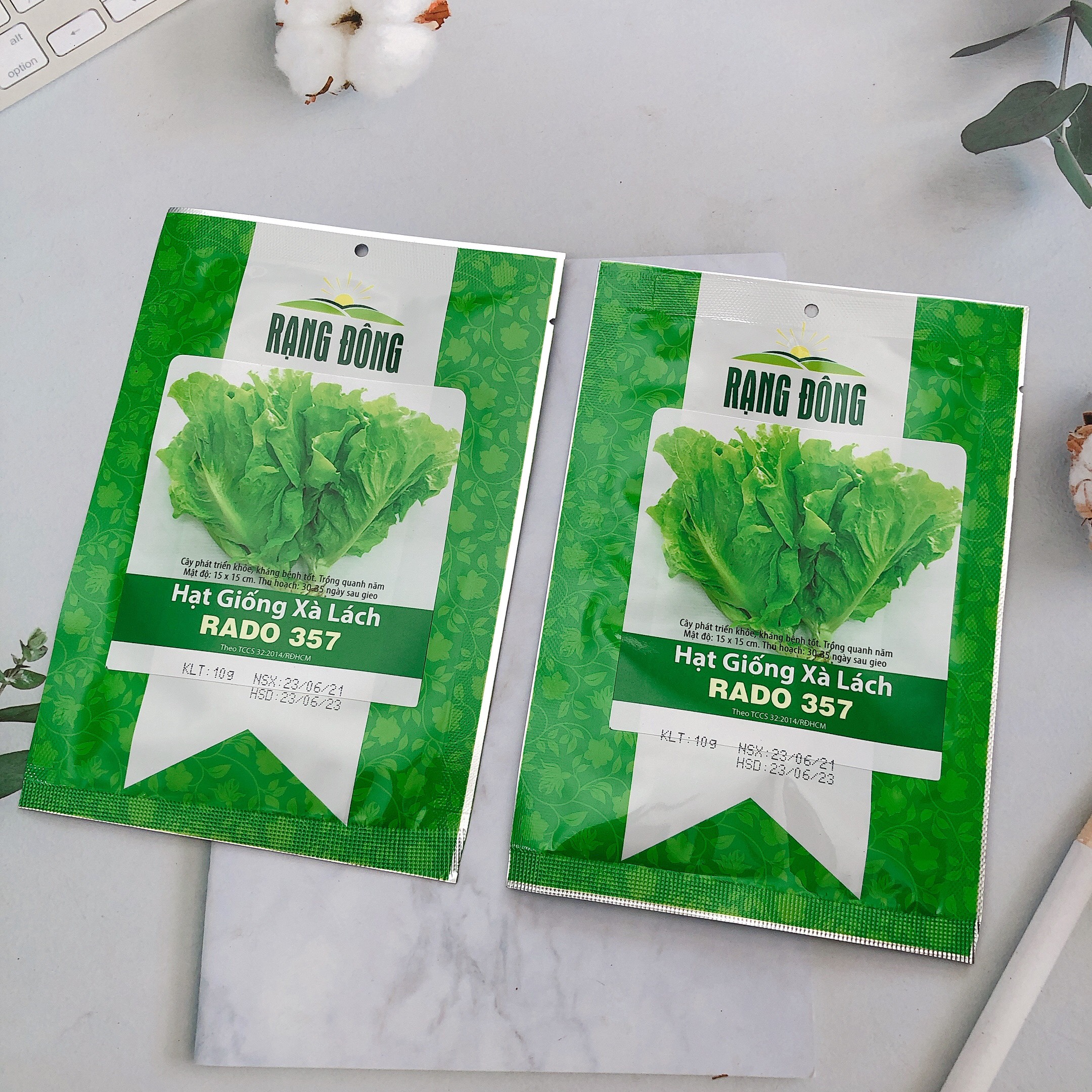 [HCM]Hạt giống RD Xà lách Rado 357 gói 10gr