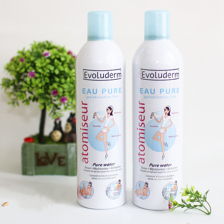 Xịt Khoáng Evoluderm Atomiseur Eau Pure 150ml