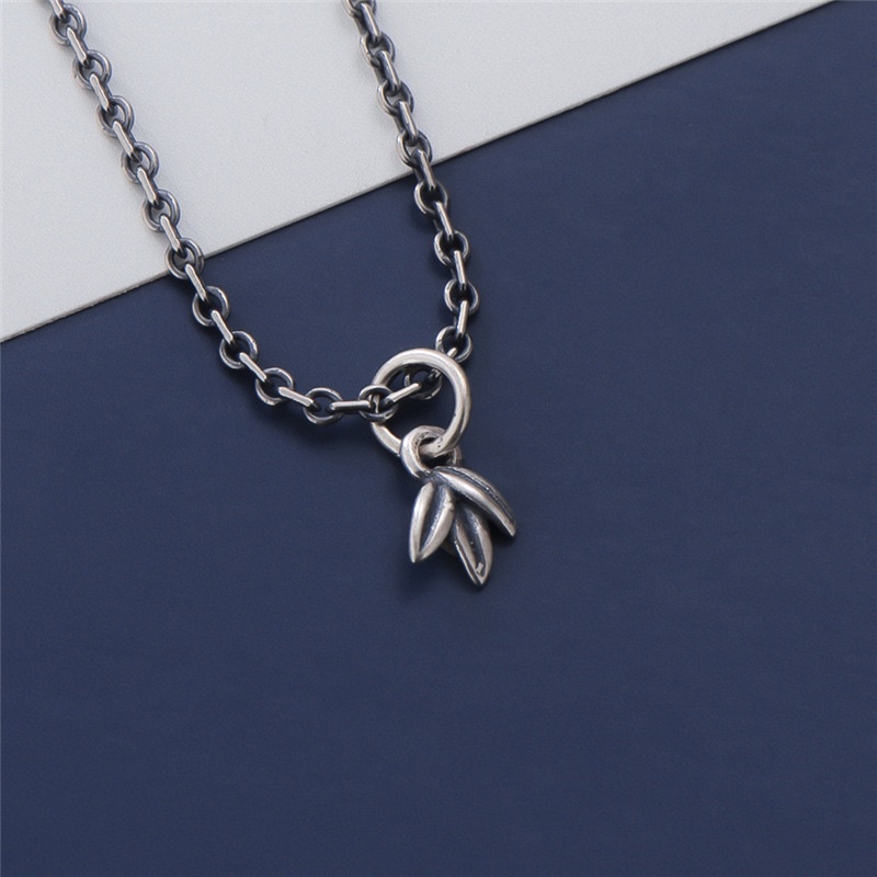 [S925] Charm bạc lá trúc - MH864