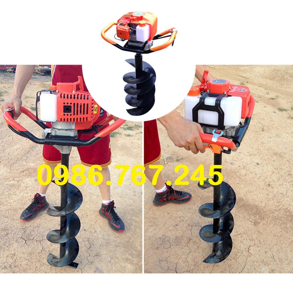 Máy khoan đất Mitsubishi 2p tặng kèm mũi 150mm