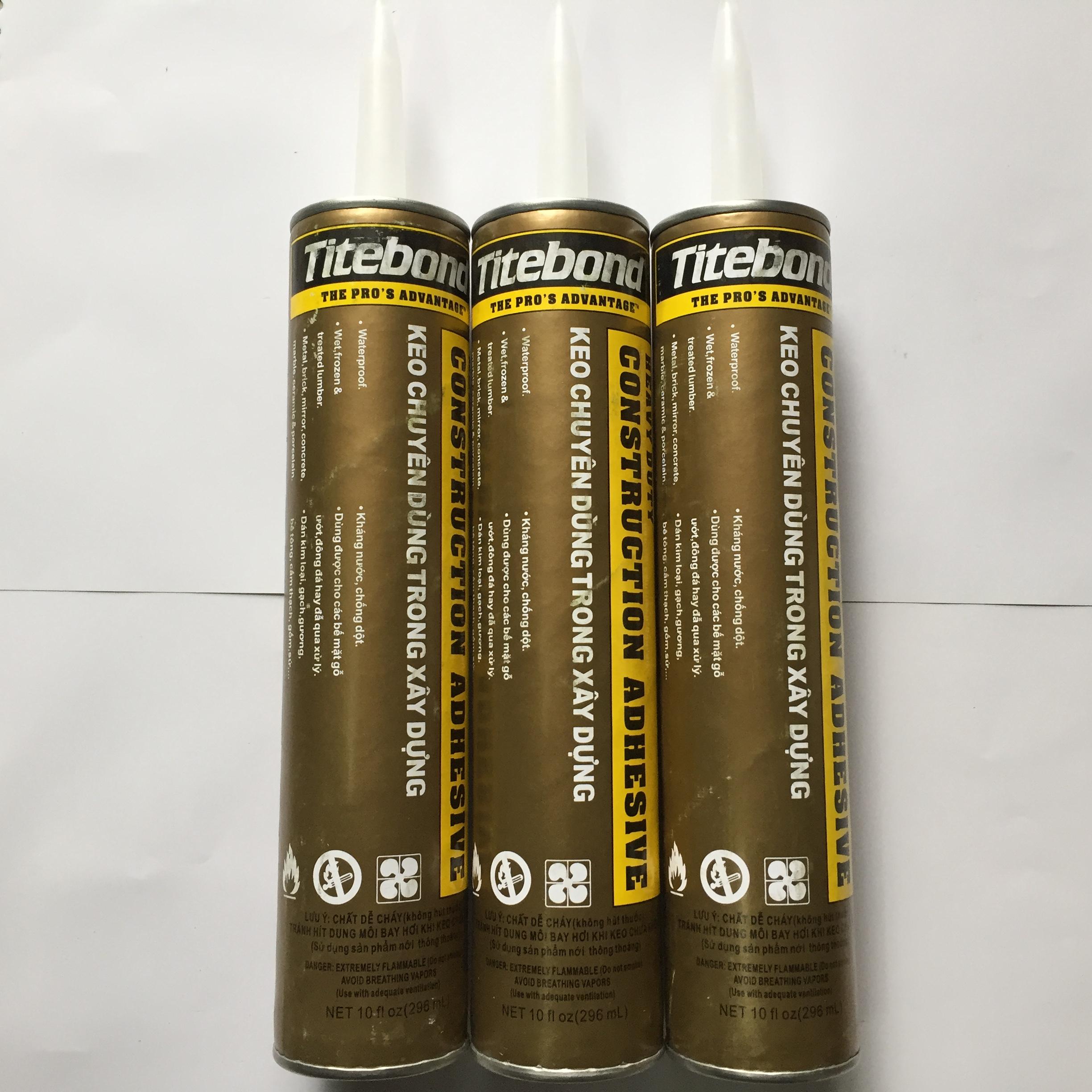 3 Keo titebond dán sắt nhựa gỗ đá dùng trong xây dựng