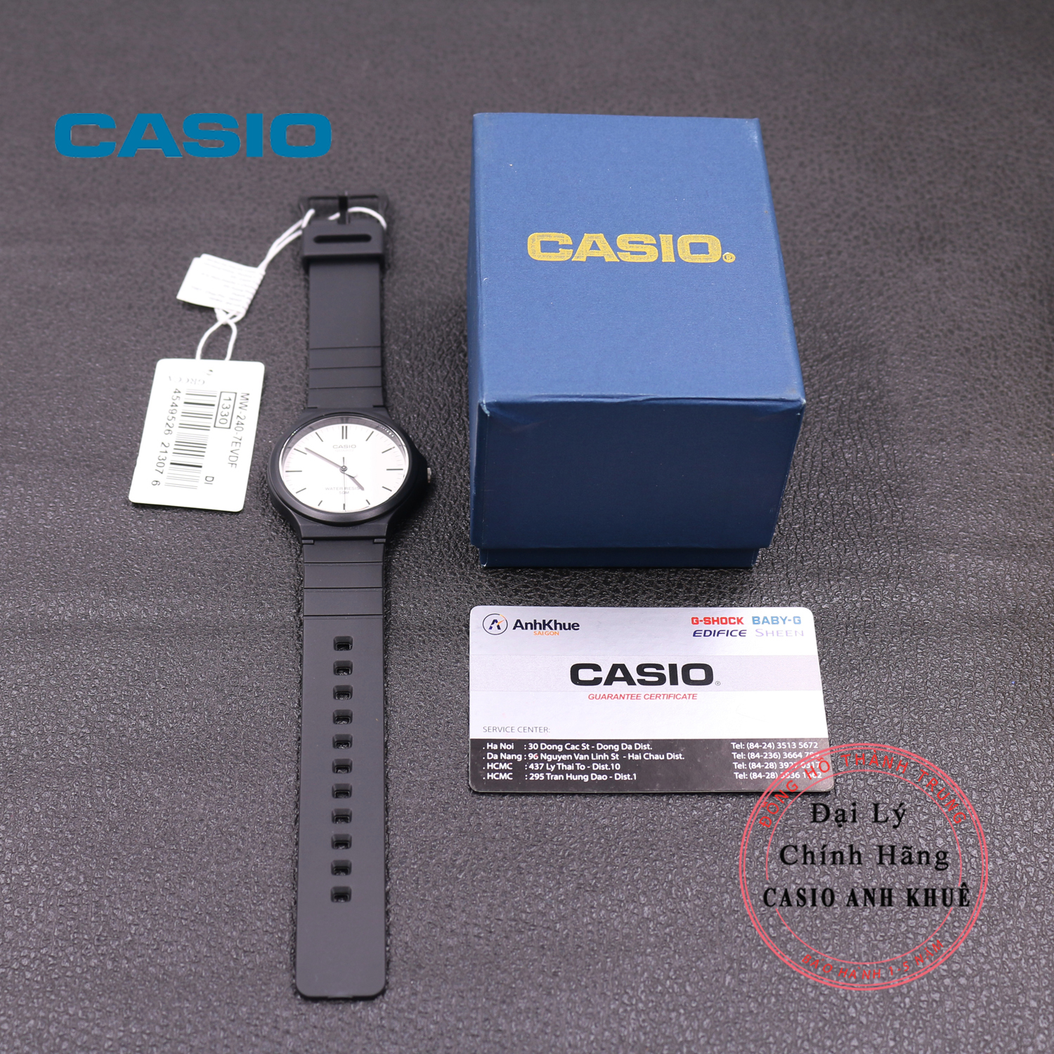 Đồng hồ Nam Casio MW-240-7EVDF dây nhựa
