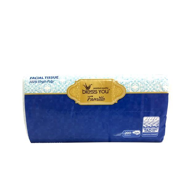 Combo 4 Gói Khăn Softpack Bless You Famille 200 tờ