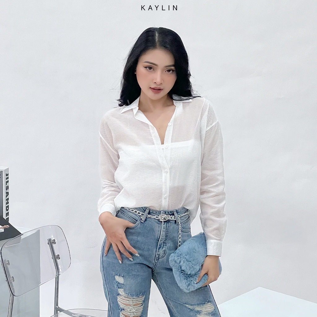 Áo somi sọc KAYLIN - N1904