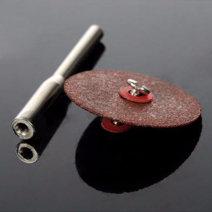 Combo 5 đĩa cắt mài 24mm + cây giữ đĩa mài