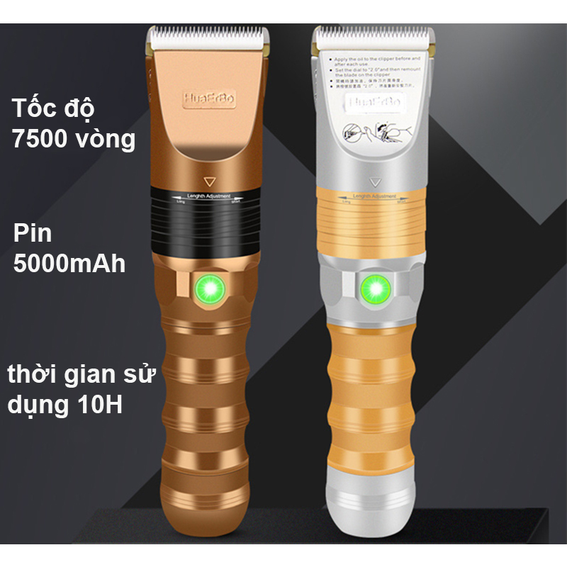 Tông đơ cắt tóc chuyên nghiệp pin trâu B60 ( màu ngẫu nhiên )