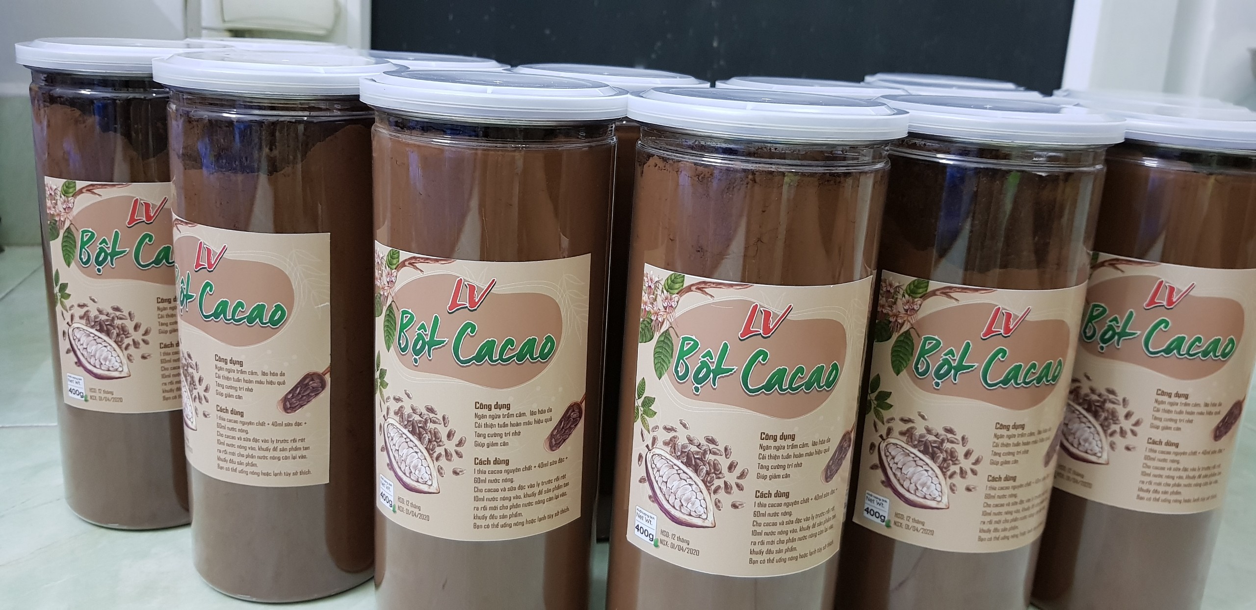 Bột ca cao nguyên chất, không đường, không pha trộn  (HÀNG CÔNG TY chính hãng)