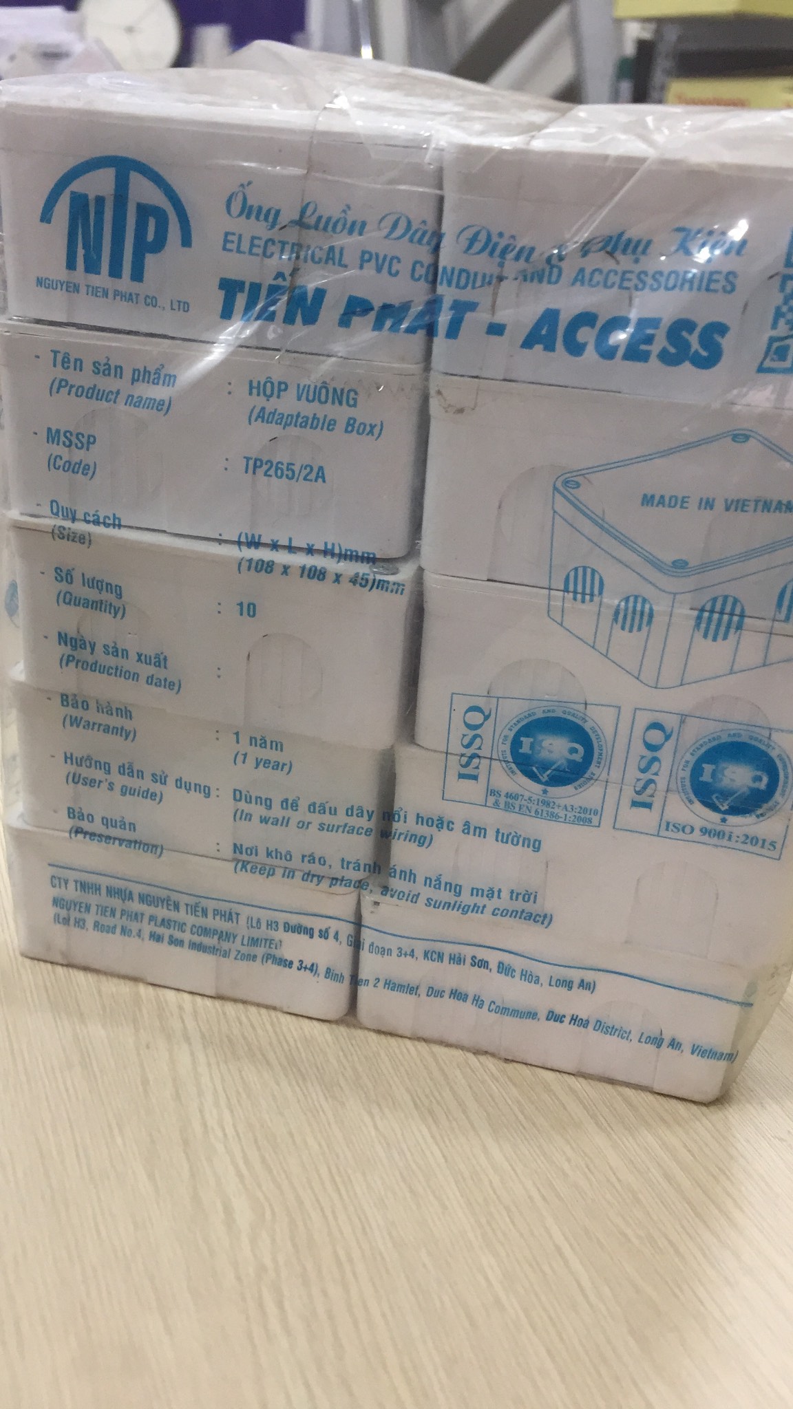 Hộp Box điện 100x100mm (10 hộp)