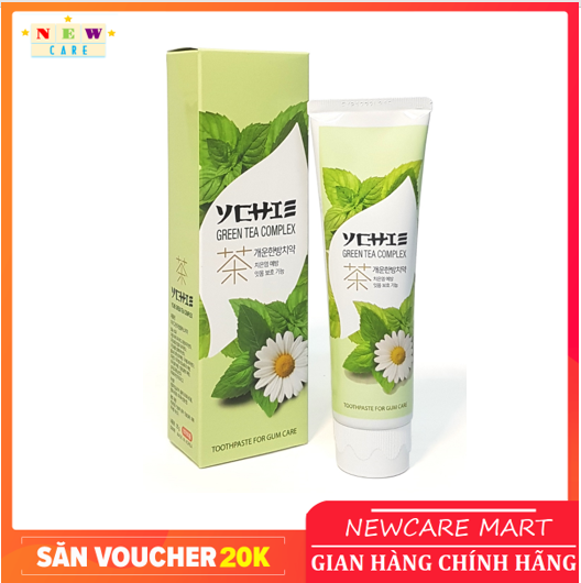 Kem đánh răng Hàn Quốc YCHIE Thảo mộc trà xanh hoa cúc