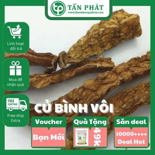 [Hàng mới về] Củ bình vôi khô 1kg cao cấp - chuyên dùng để sắc nước và pha trà cực kỳ hiệu quả